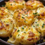 Air Fryer Cheesy Potatoes