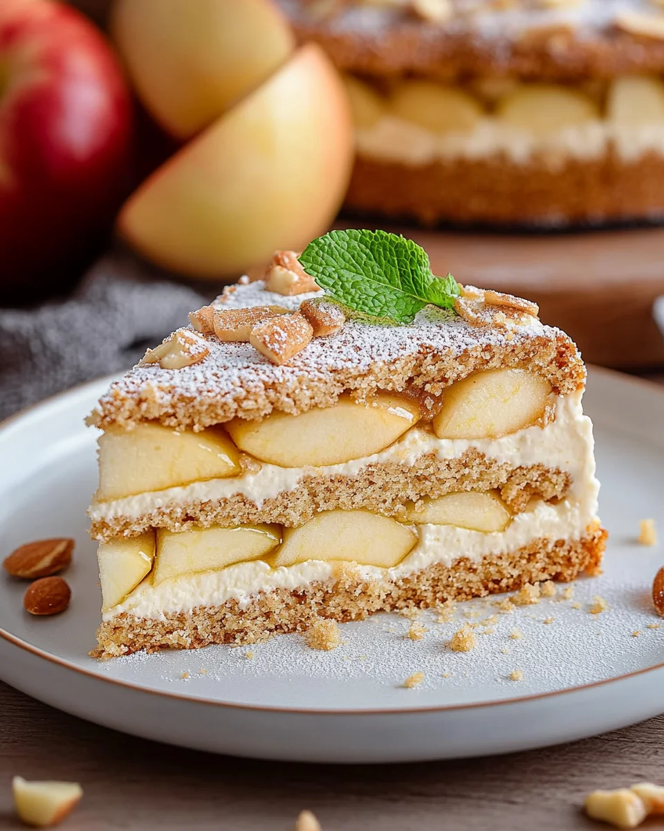 Apfel-Mascarpone-Torte