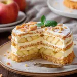 Apfel-Mascarpone-Torte mit Mandelboden