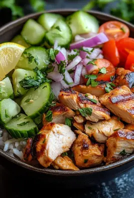 Döner-Bowl mit Hähnchen