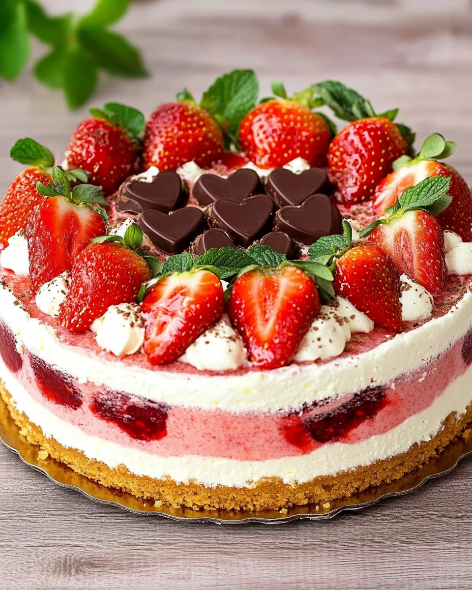 Erdbeertorte mit Joghurtcreme