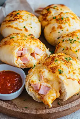 Gefüllte Pizzabrötchen selber machen