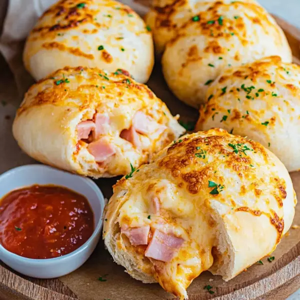 Gefüllte Pizzabrötchen selber machen