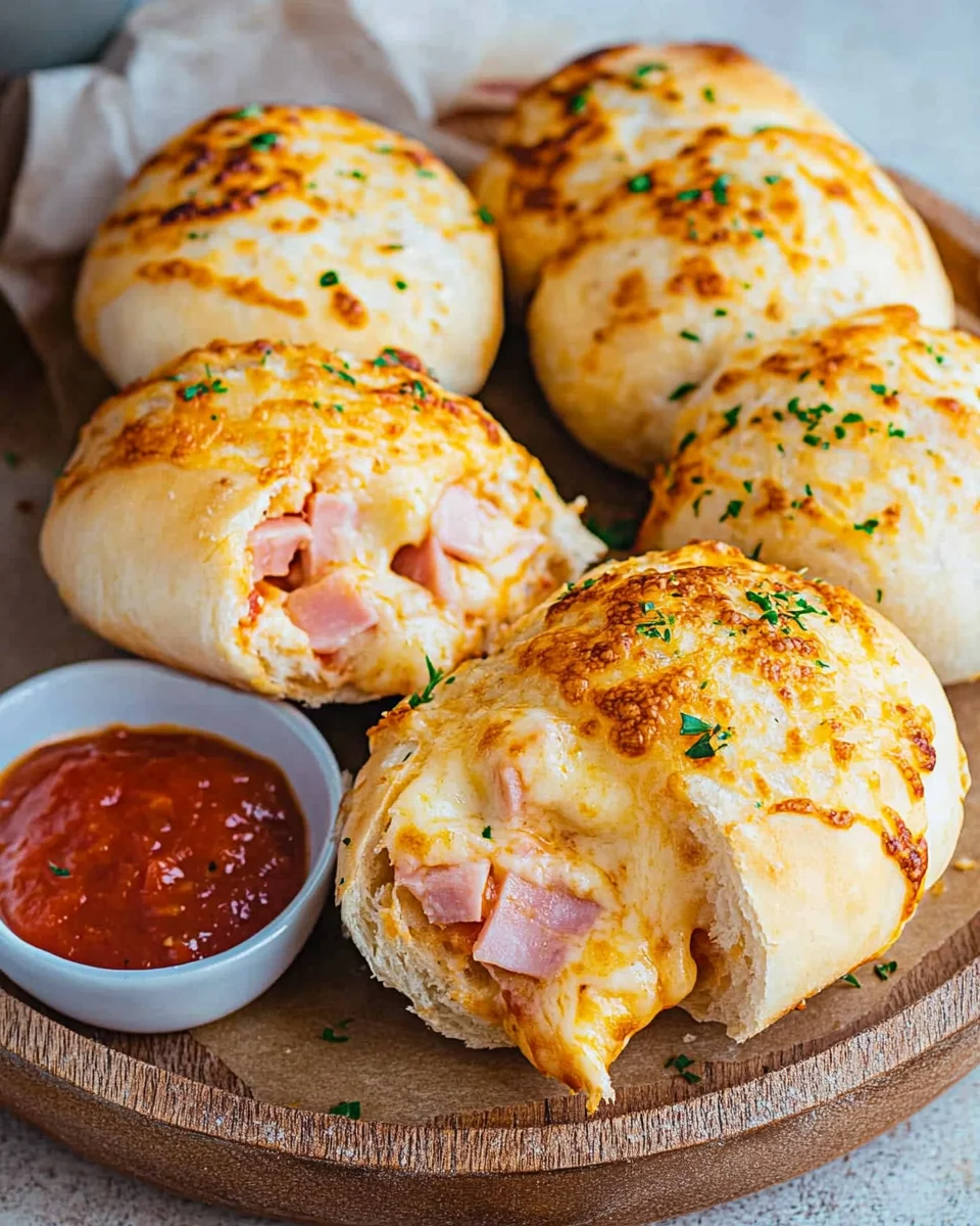 Gefüllte Pizzabrötchen selber machen