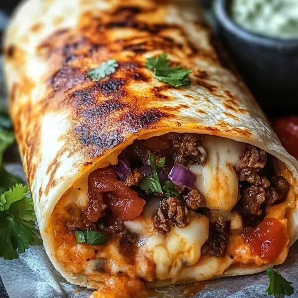 Gegrillter Käse-Burrito