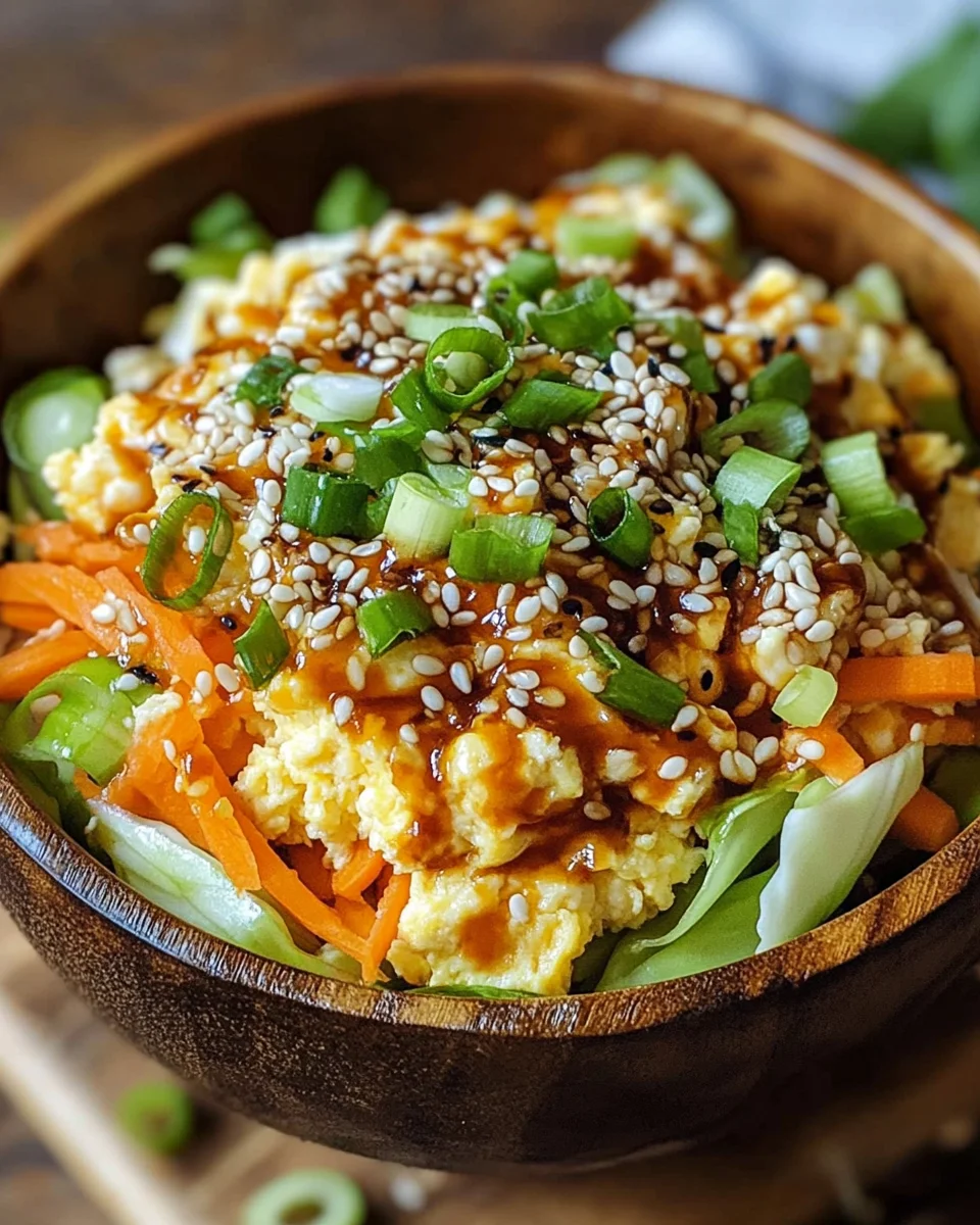 Gesunde Egg Roll in a Bowl