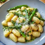Gnocchi mit gr&uuml;nem Spargel