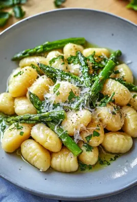 Gnocchi mit grünem Spargel