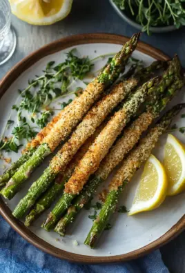 Knuspriger Parmesan Spargel aus dem Ofen