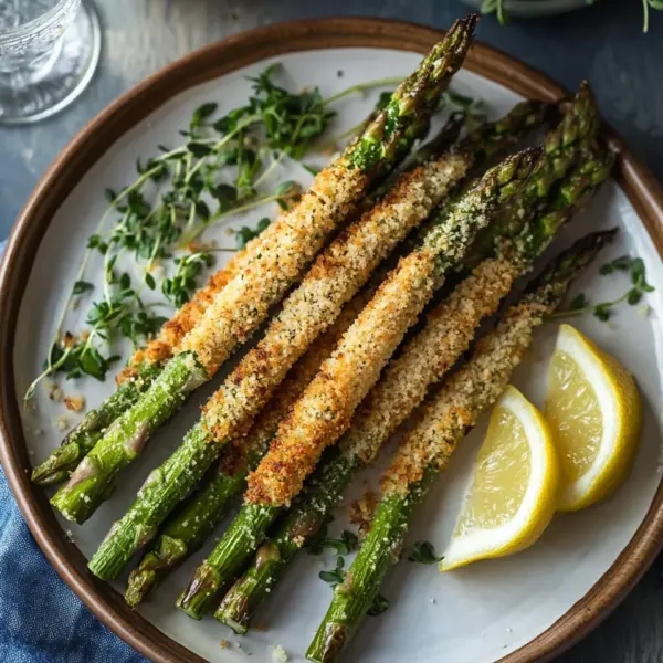 Knuspriger Parmesan Spargel aus dem Ofen