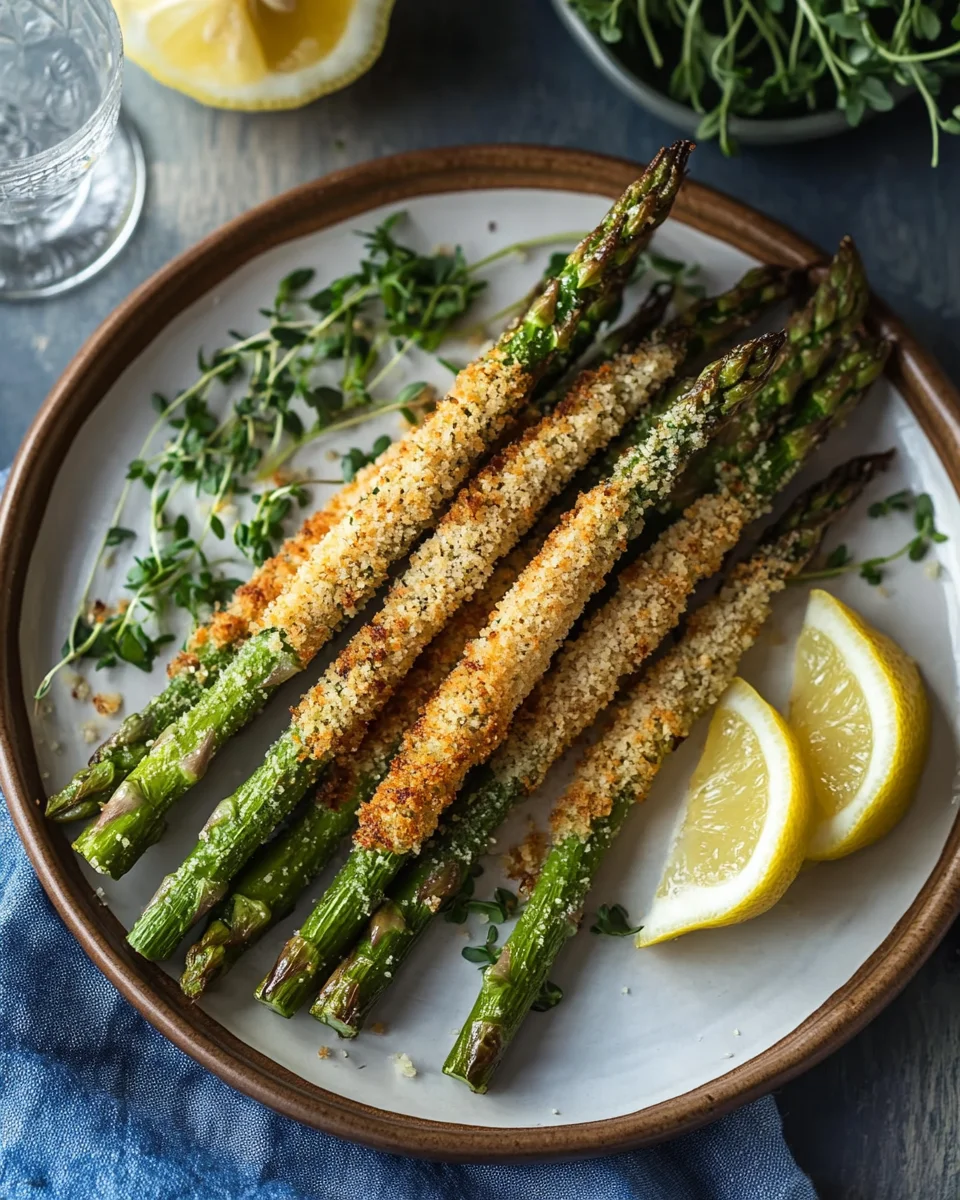 Knuspriger Parmesan Spargel aus dem Ofen