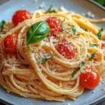 Linguine mit Tomaten-Parmesanso&szlig;e