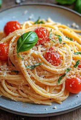 Linguine mit Tomaten-Parmesansoße