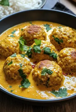 Linsenbällchen in Currysauce 25 Linsenbällchen in Currysauce