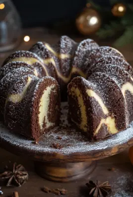 Marmor-Lebkuchen-Gugelhupf