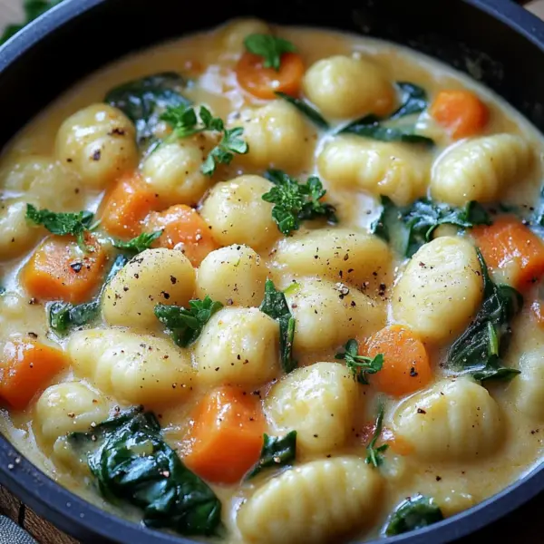 One Pot Gnocchi mit Rahmgemüse