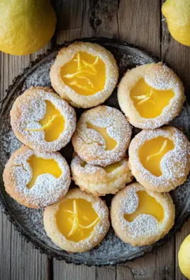 Plätzchen mit Lemoncurd
