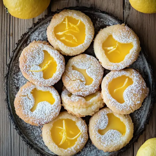Plätzchen mit Lemoncurd