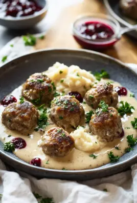 Rezept für Schwedische Köttbullar mit Rahmsauce