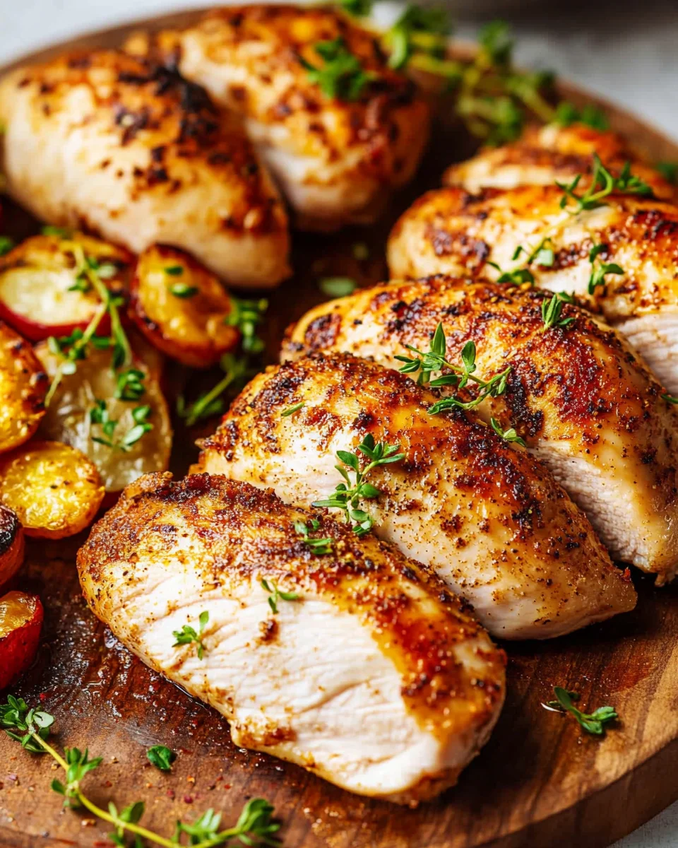 Saftige H&auml;hnchenbrust im Airfryer