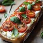 Schnelles Tomaten-Mozzarella-Baguette