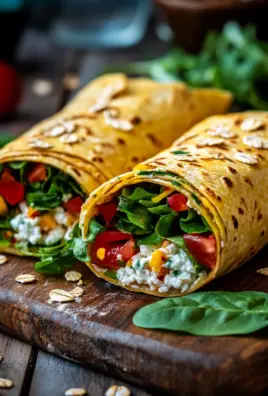 Selbstgemachte Proteinwraps