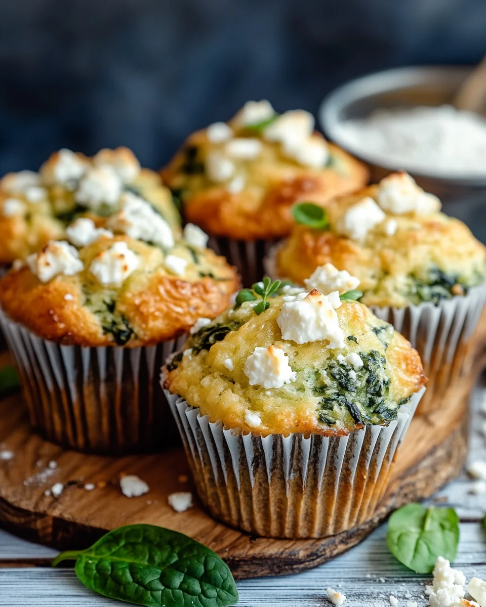 Spinat-Feta-Muffins