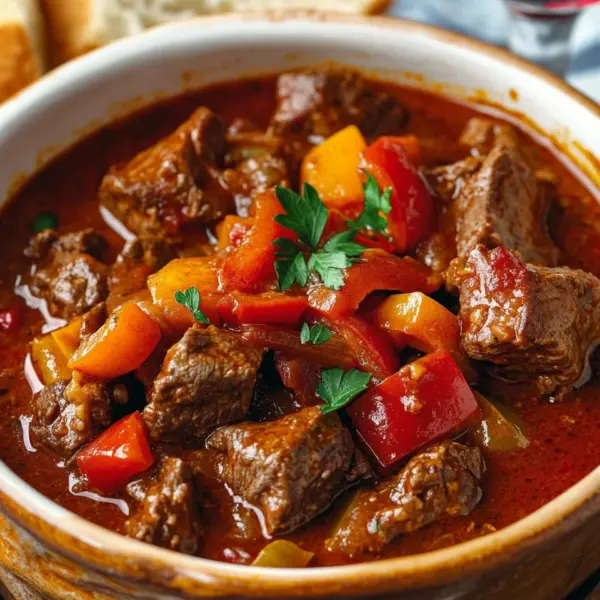 Ungarisches Paprika-Gulasch Rezept