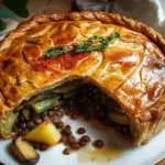 Wirsing-Pie mit Pilz-Linsen-Kartoffelf&uuml;llung