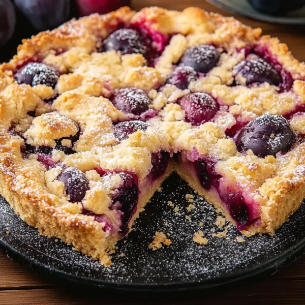 Zwetschgenkuchen mit Streusel