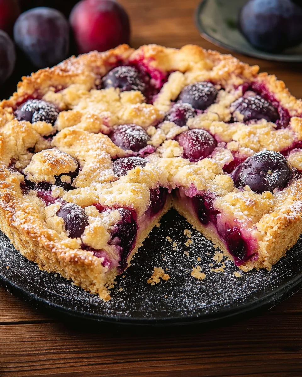 Zwetschgenkuchen mit Streusel