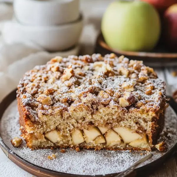 Apfel-Walnuss-Streusel-Kuchen