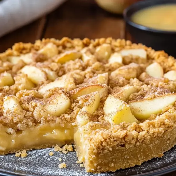 Apfelkuchen mit Apfelmus