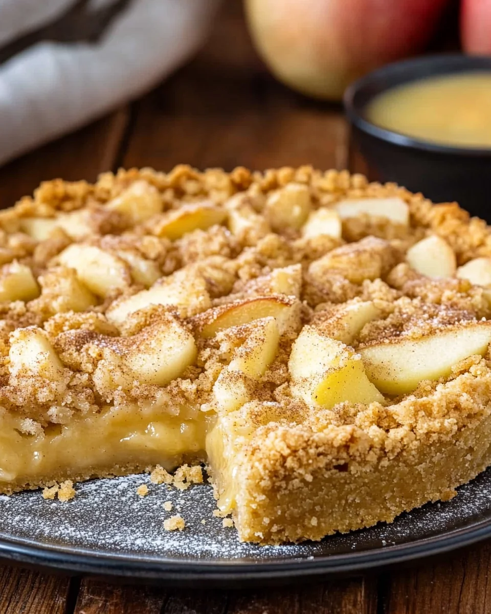 Apfelkuchen mit Apfelmus