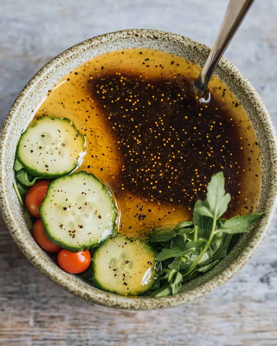 Balsamico-Senf-Honig-Dressing