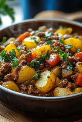 Bauerntopf mit Hackfleisch, Kartoffeln & Paprika