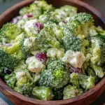 Brokkoli-Salat mit cremiger Sauce