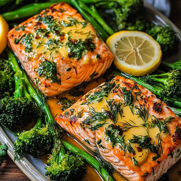 Buttergebackener Lachs mit Broccolini