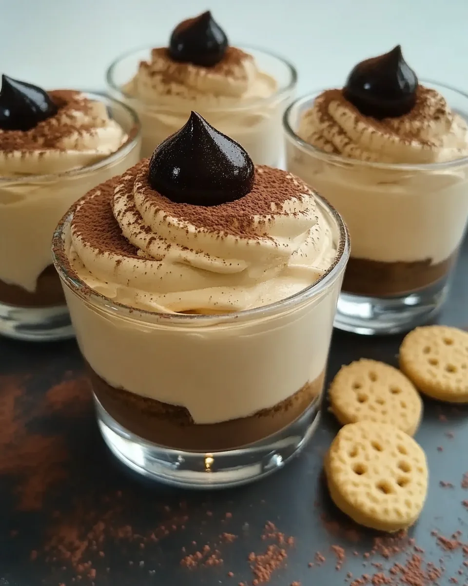 Capuccino-Creme, die wie Tiramisu schmeckt