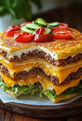 Cheeseburger-Torte