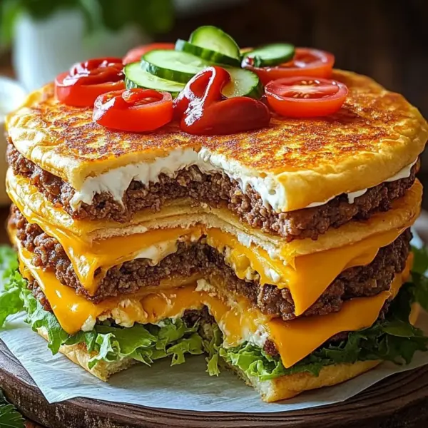 Cheeseburger-Torte