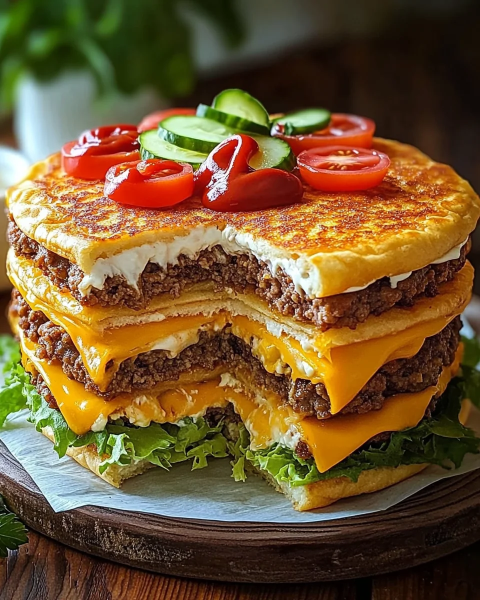 Cheeseburger-Torte
