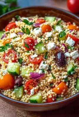 Couscous-Salat mit Feta