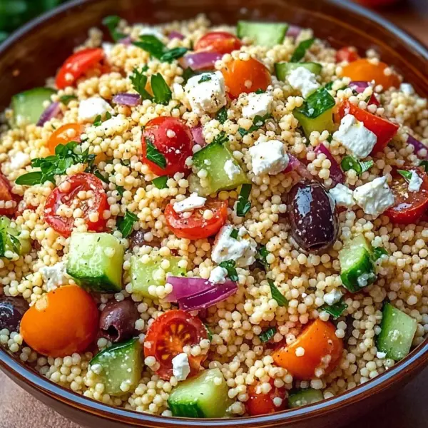 Couscous-Salat mit Feta