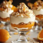 Eierlik&ouml;r-Mousse mit Spekulatius-Creme und Mandarinen
