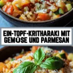 Ein-Topf-Kritharaki mit Gemüse und Parmesan 21 Pinterest Hidden Image