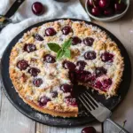 Einfacher und schneller Kirsch-Streusel-Kuchen