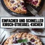 Einfacher und schneller Kirsch-Streusel-Kuchen 17 Pinterest Hidden Image