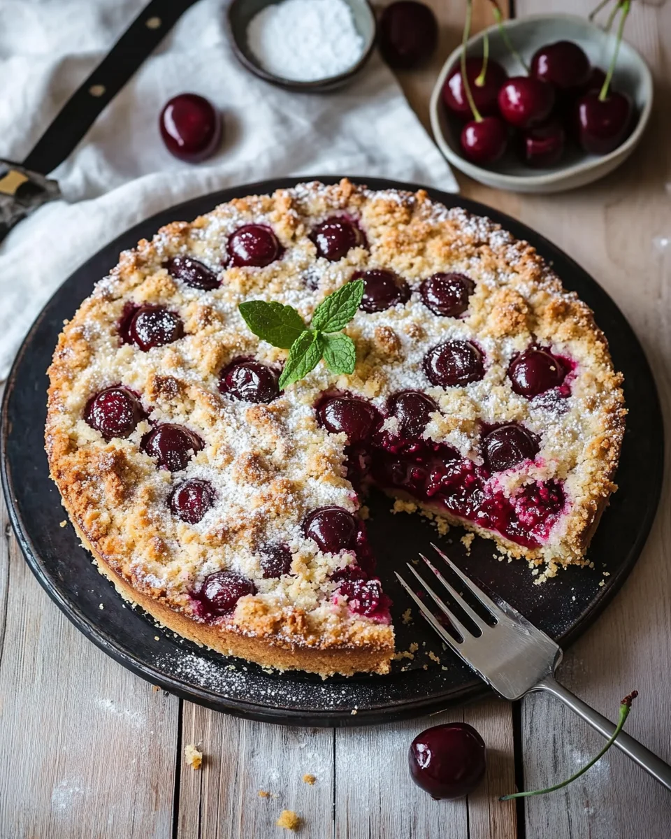 Einfacher und schneller Kirsch-Streusel-Kuchen 20 Einfacher und schneller Kirsch-Streusel-Kuchen