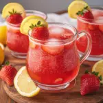 Erdbeer-Zitronen-Limonade selber machen ohne Zucker